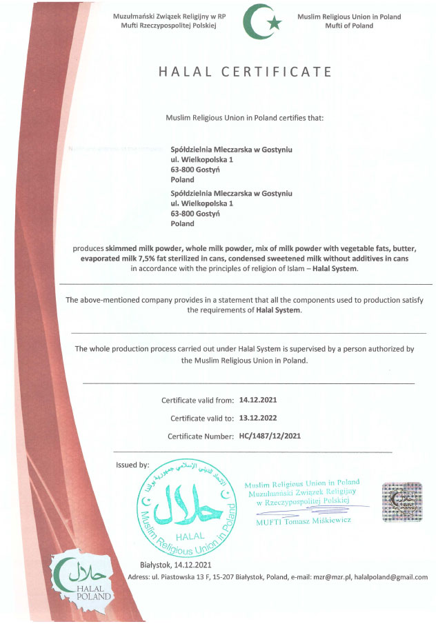 Certificate Halal EN
