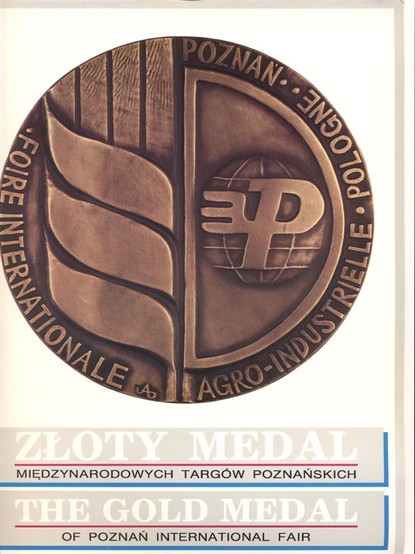 Nagroda złoty medal Międzynarodowych Targow Poznańskich