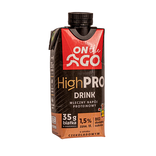 High PRO DRINK mleczny napój proteinowy o smaku czekoladowym
